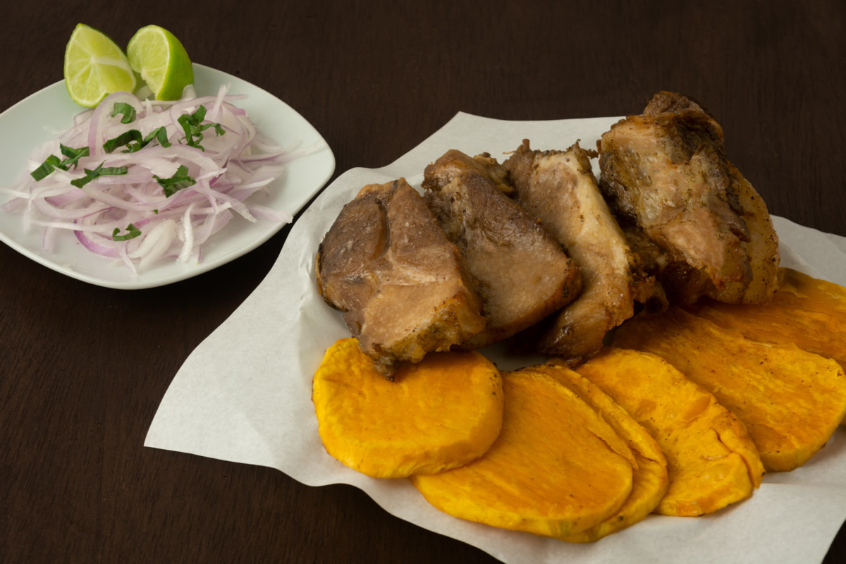 Porción de Chicharrón